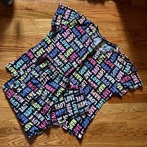 SECRET TREASURES 😴 COTTON BLEND “LOVE NAPS” PAJAMA SET Women’s XL